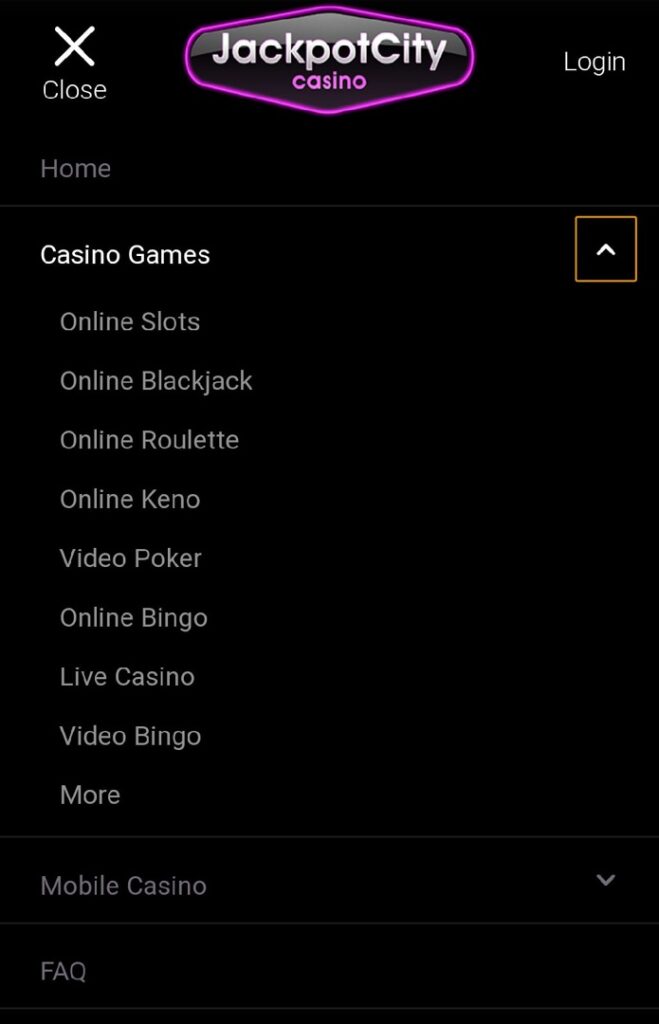 JackpotCity Mobile Casino Australia