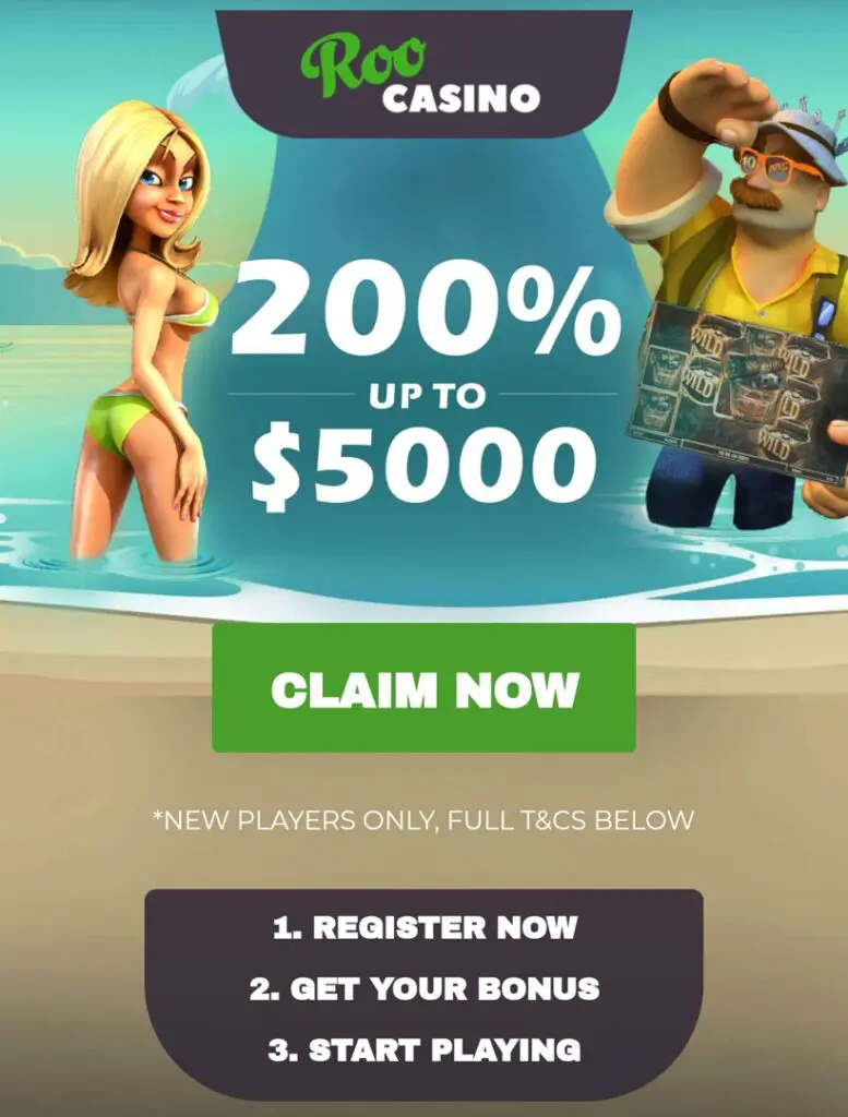 Roo Casino Mobile Bonus