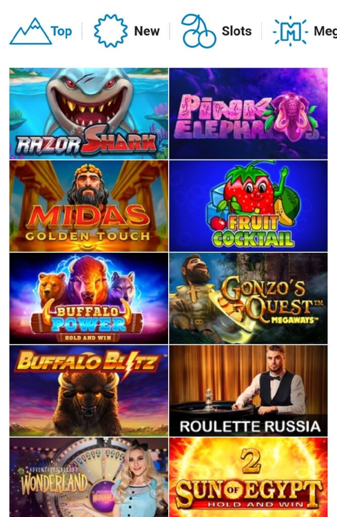 Best games in casino Tropica