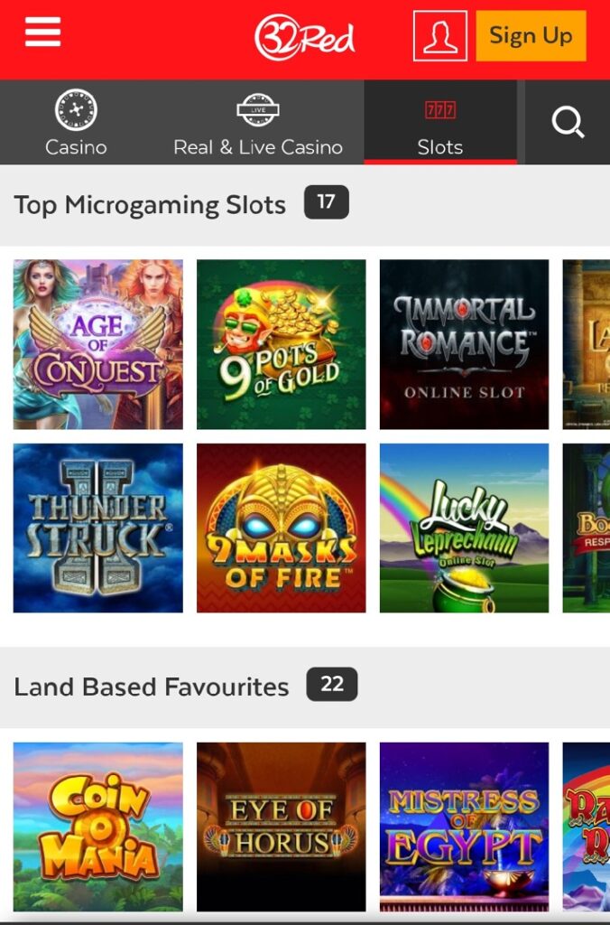Mobile slots and games
