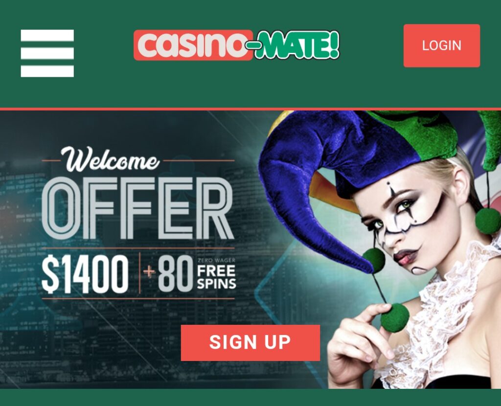 Casino Mate Bonus