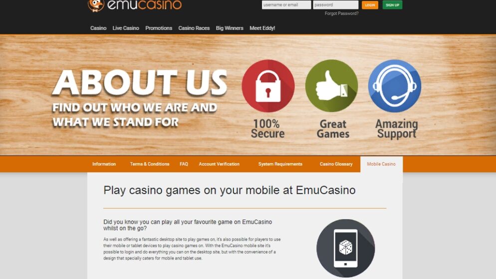 EMU Casino Australia