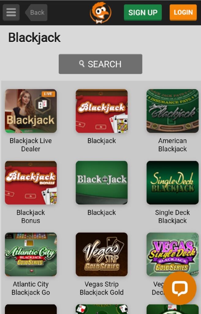 Emu Casino Mobile Blackjack