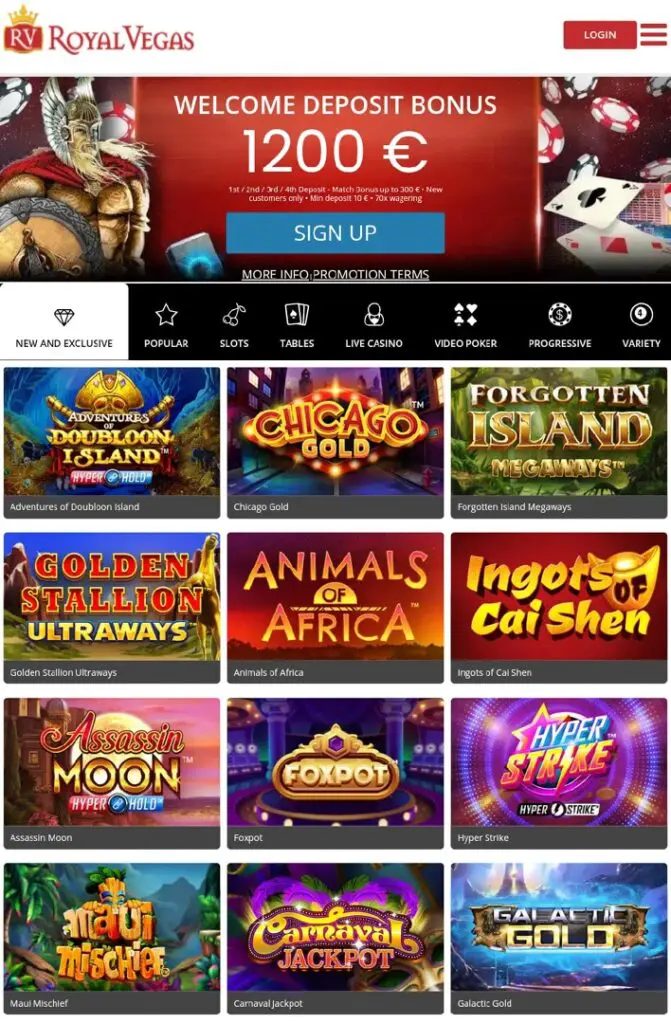Advantages Royal Vegas Australia