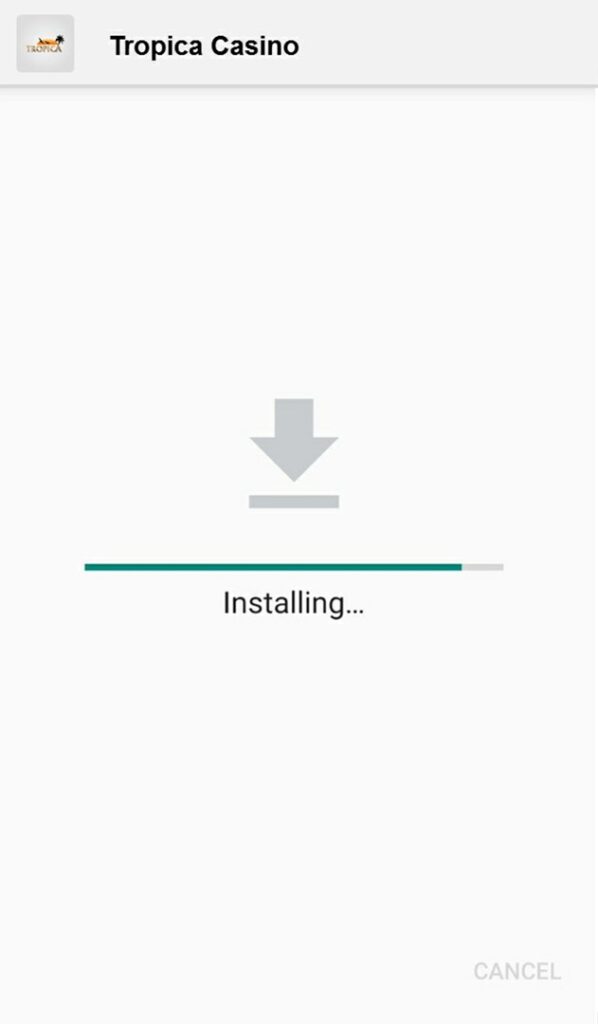 Installing mobile app for android