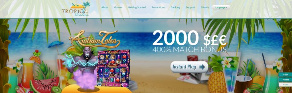 Tropica Casino Mobile in Australia