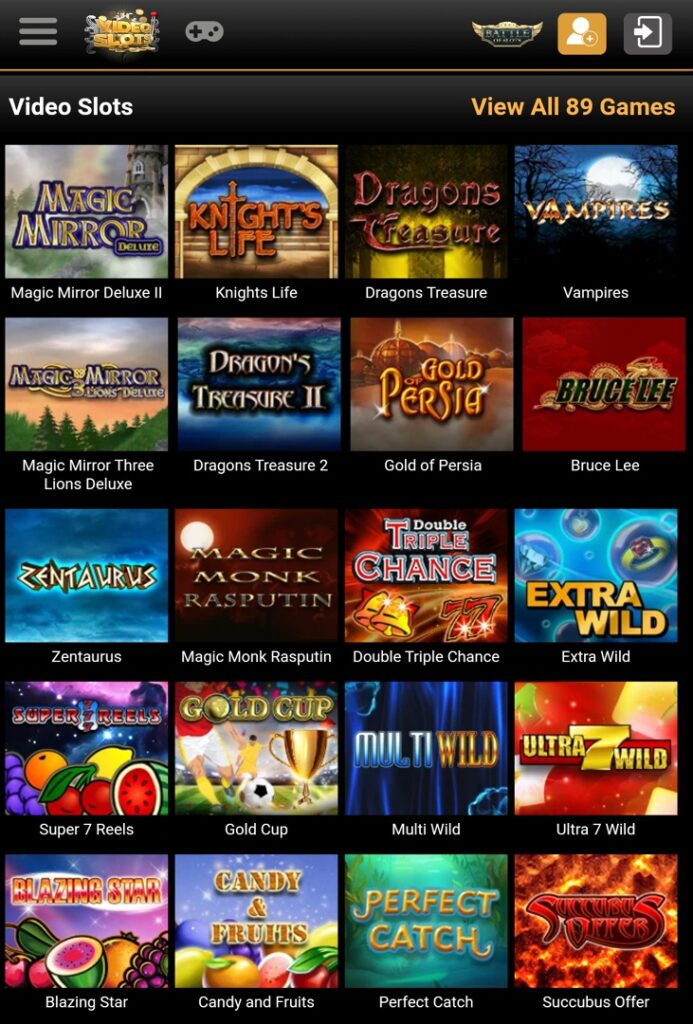 Video Slots - all games