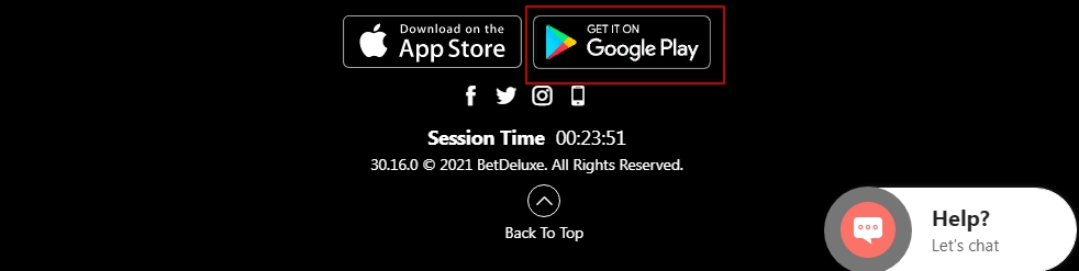 BetDeluxe App for Android