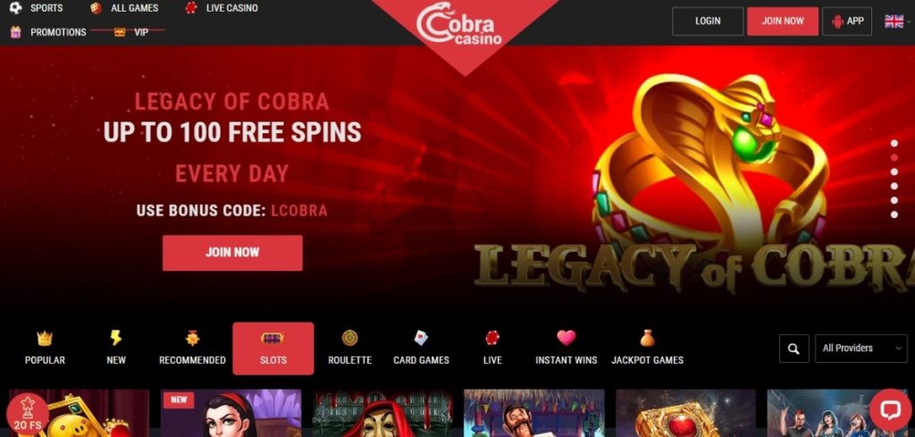 Cobra Casino Review Australia