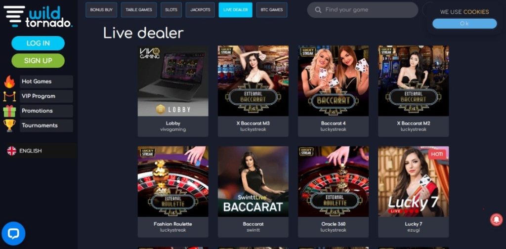 Live Dealers Games