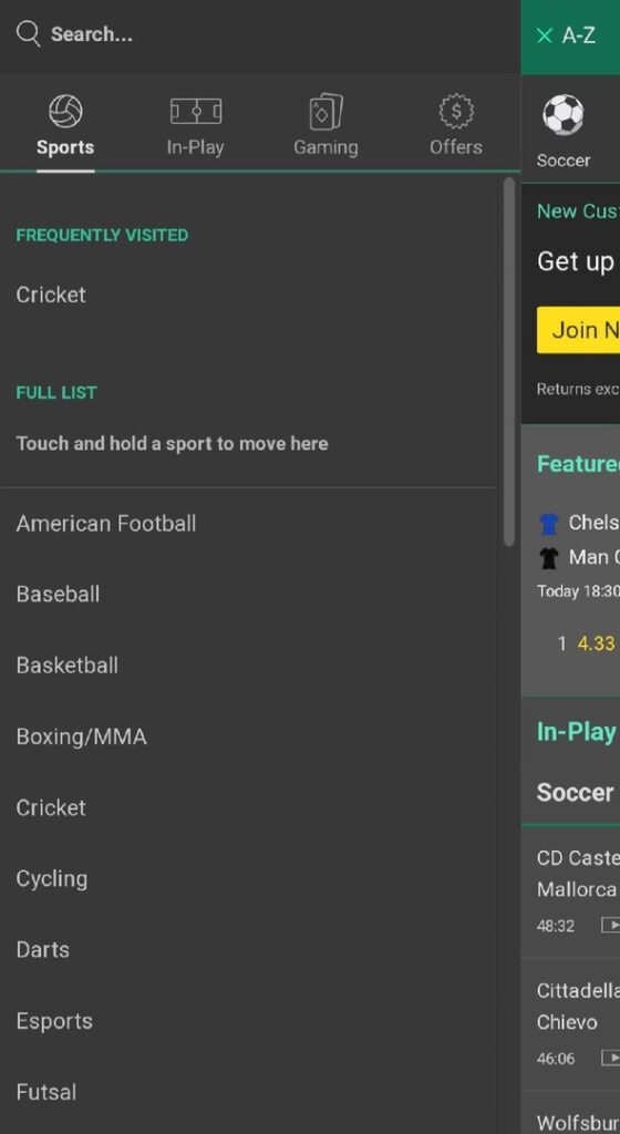 bet365 sports line