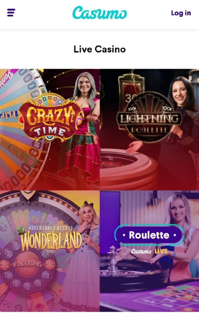 Casimo Live Casino