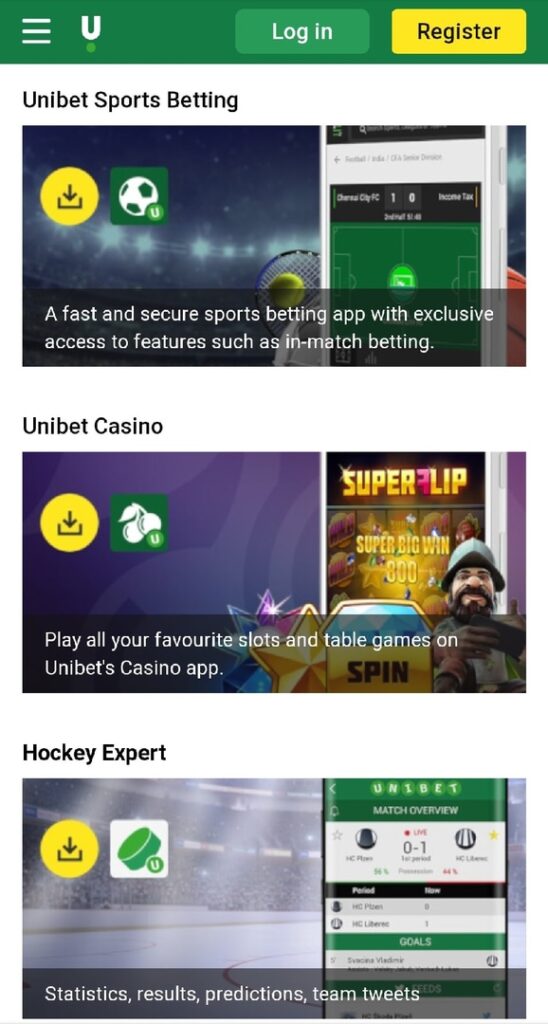 Unibet Sports App