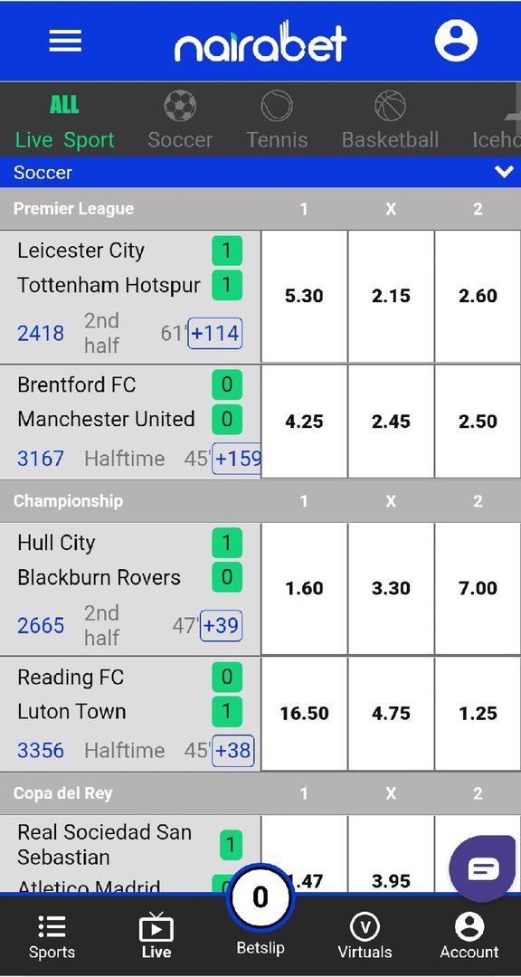 Download NairaBet App