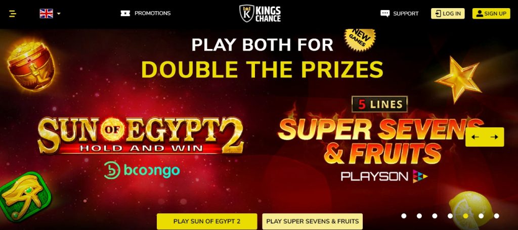 kings chance casino login